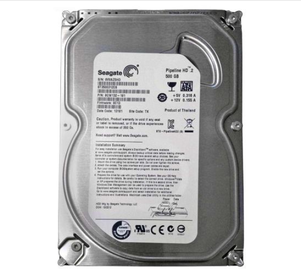 Seagate 500 GB SATA Refurbished Disk