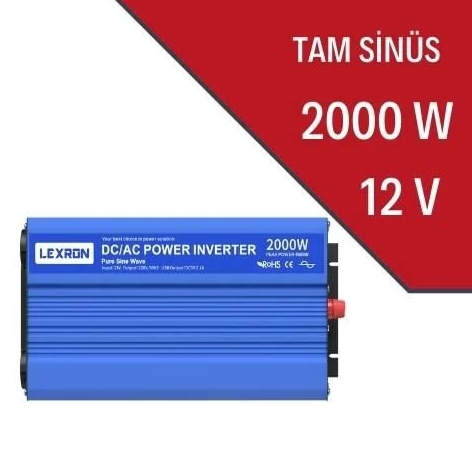 Lexron 2000W inverter 12 volt tam sinüs