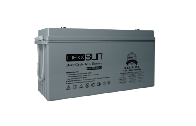 Mexxsun 150 amper 12 volt jel akü