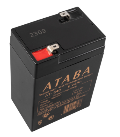 Ataba 6 volt - 4 amper ışıldak aküsü