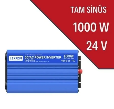 1000W-24V LEXRON TAM SİNÜS İNVERTER 