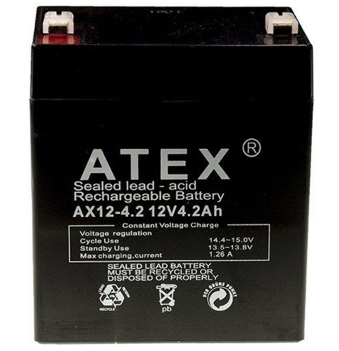 Atex 12 volt - 4.2 amper akü