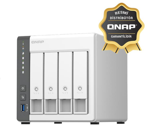 QNAP TS-433-4GB ram 4 hdd yuvalı tower nas (resmi distribütör garantili)