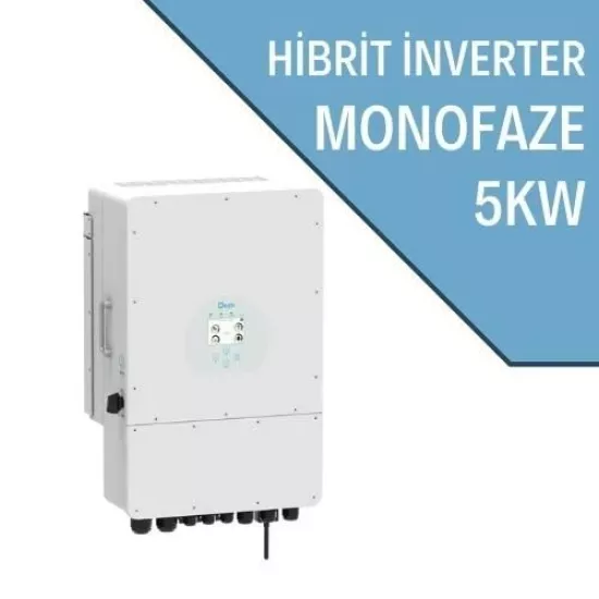 Deye 5KW Hibrit Monofaze İnverter