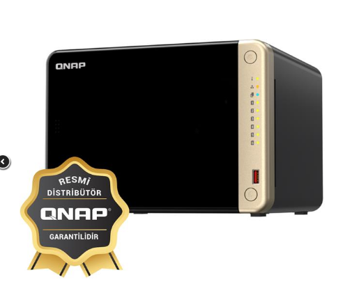 QNAP TS-664-8GB ram 8 hdd yuvalı tower nas(resmi distribütör garantili)