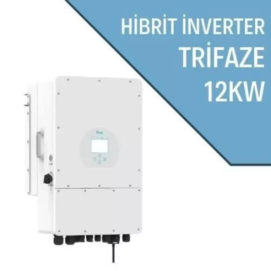 Deye 12kw Hibrit Trifaze İnventer