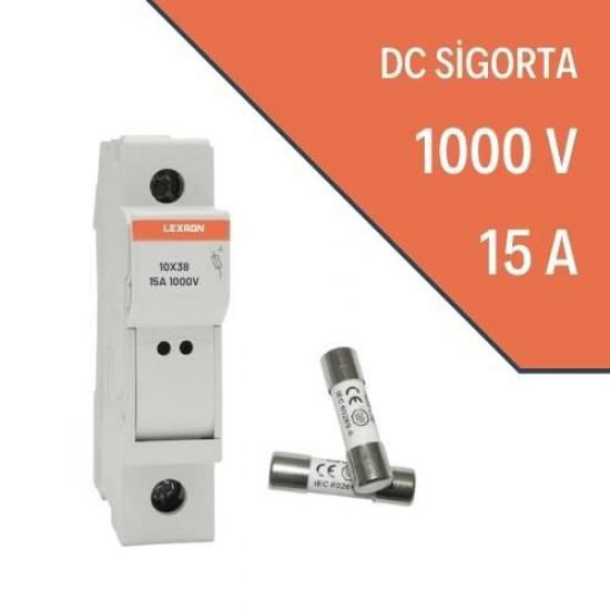 Solar Sigortası Dc Sıgorta 1000V 15A