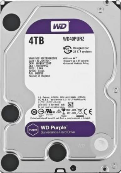 4 TB WD 3.5 PURPLE SATA3 5400RPM 64MB 7/24 GUVENLIK 