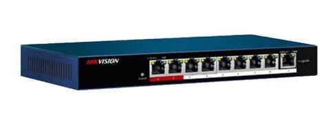 Hikvision DS-3E0109P-E/M 8X10/100+1X10/100 60W Poe Switch