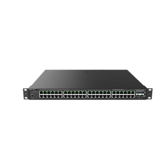 Ruijie Reyee RG-NBS3100-48GT4SFP-P 48 Port Gigabit + 4X1GB SFP Up link 370W Poe Yönetilebilir Racmount