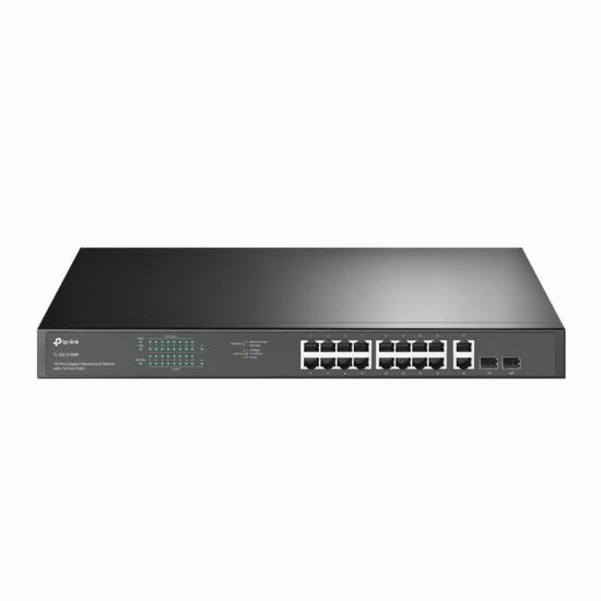 Tp link TL-SG1218MP 16 Port Gigabit + 2XRJ45/2XSFP Combo Rackmount 250W Poe Switch 250W Poe Switch