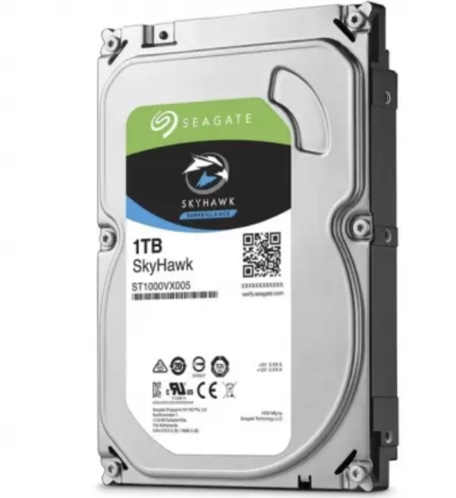 Seagate 1 TB  3.5 Skyhawk Sata 5900RPM 64MB 7/24 Güvenlik ST1000VX005 (Resmi Dist Garantili)