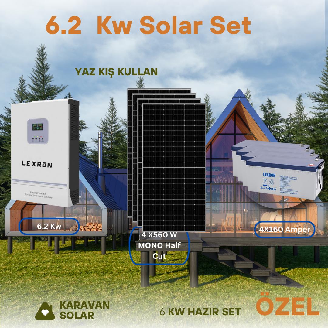 6.2 kw Solar Paket  Bağ Evi